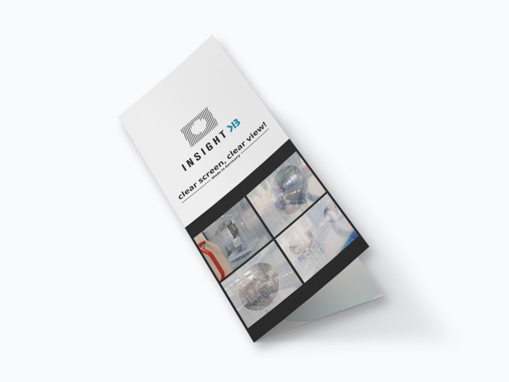 din lang flyer mockup insight